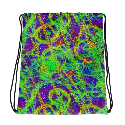 Wild Neon on a Drawstring Bag