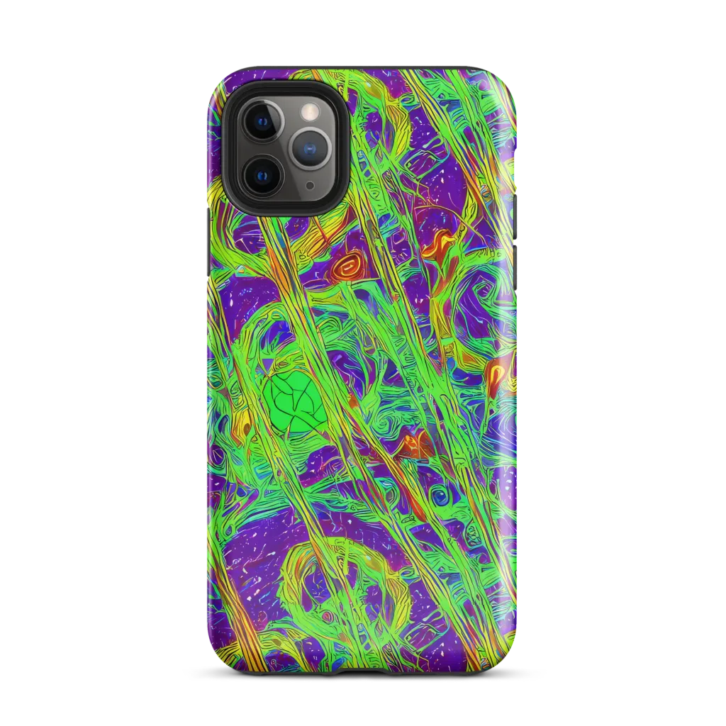 Wild Neon on Tough Case for iPhone® — Front