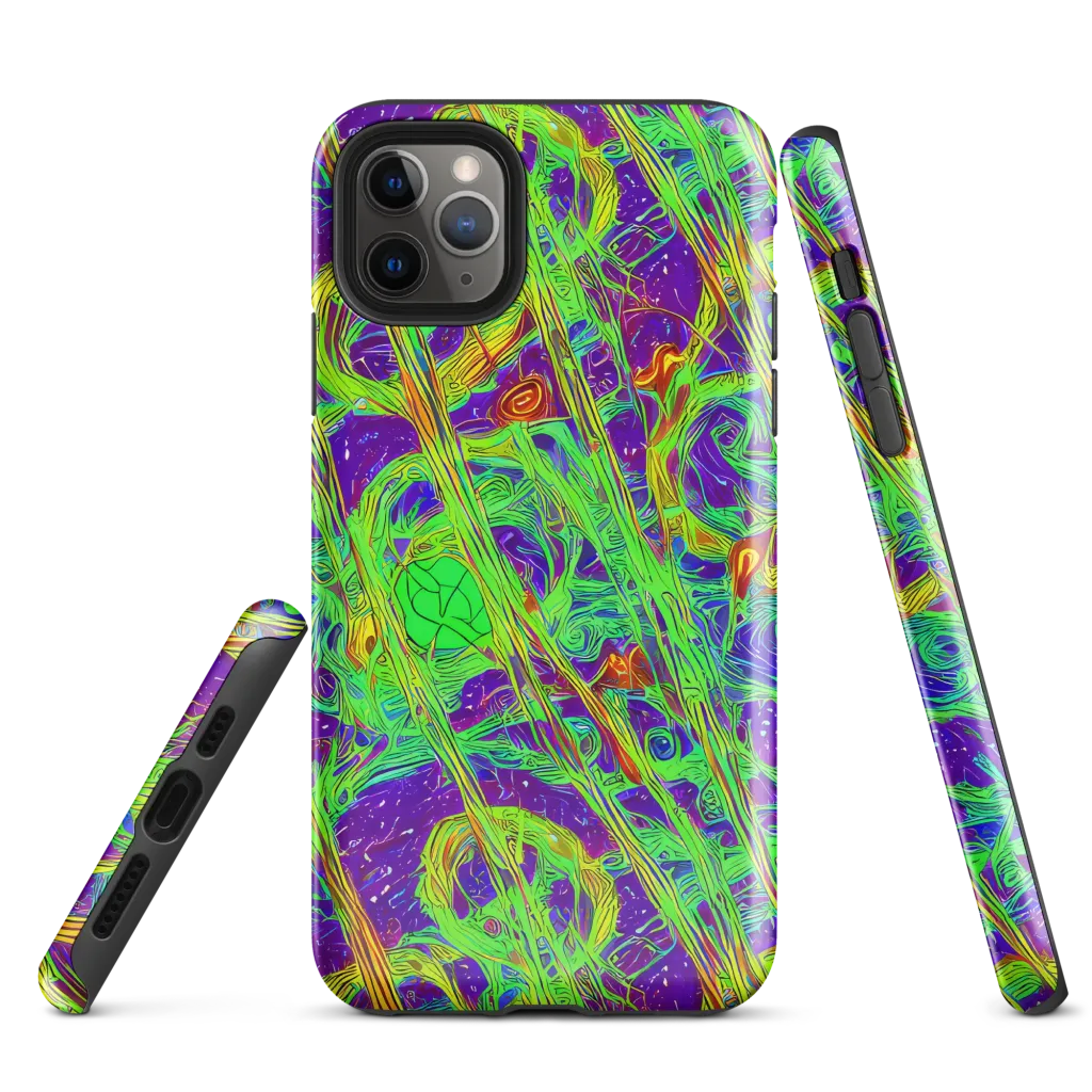Wild Neon on Tough Case for iPhone® — Front