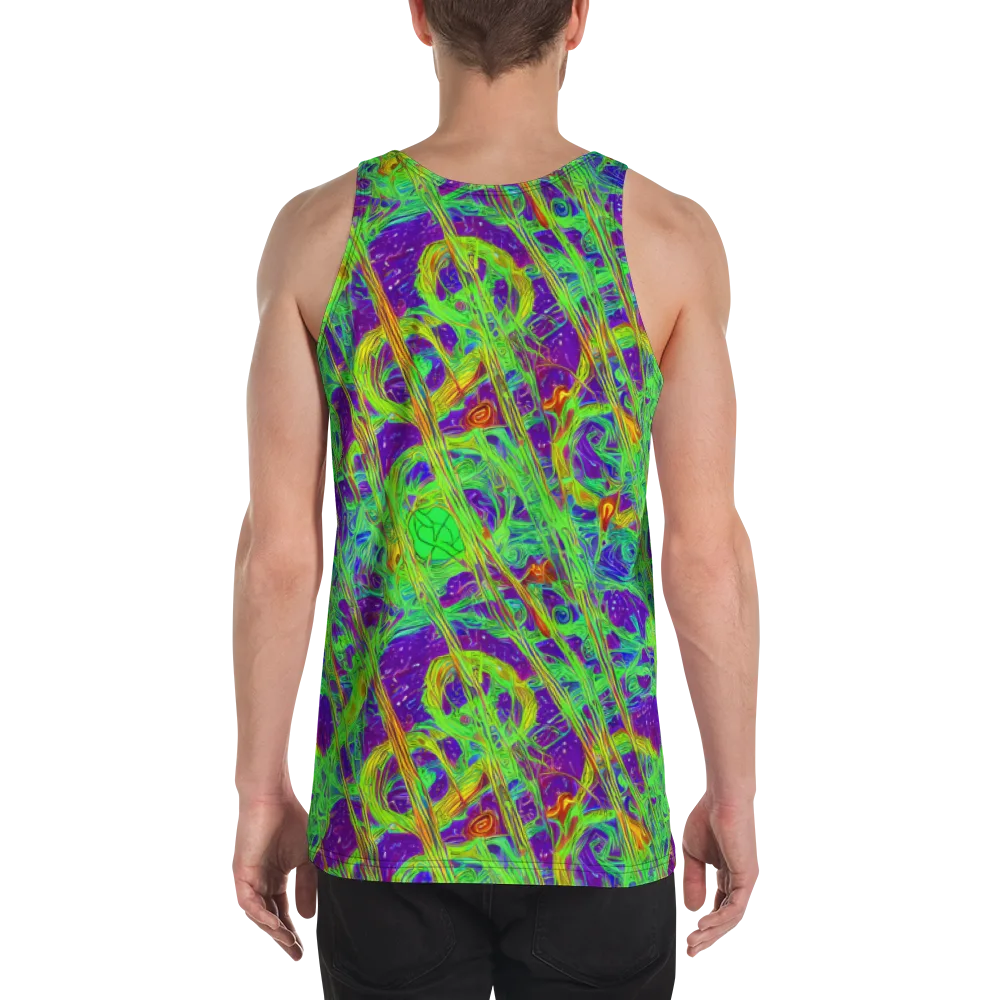 Wild Neon on Men's Tank Top — Back