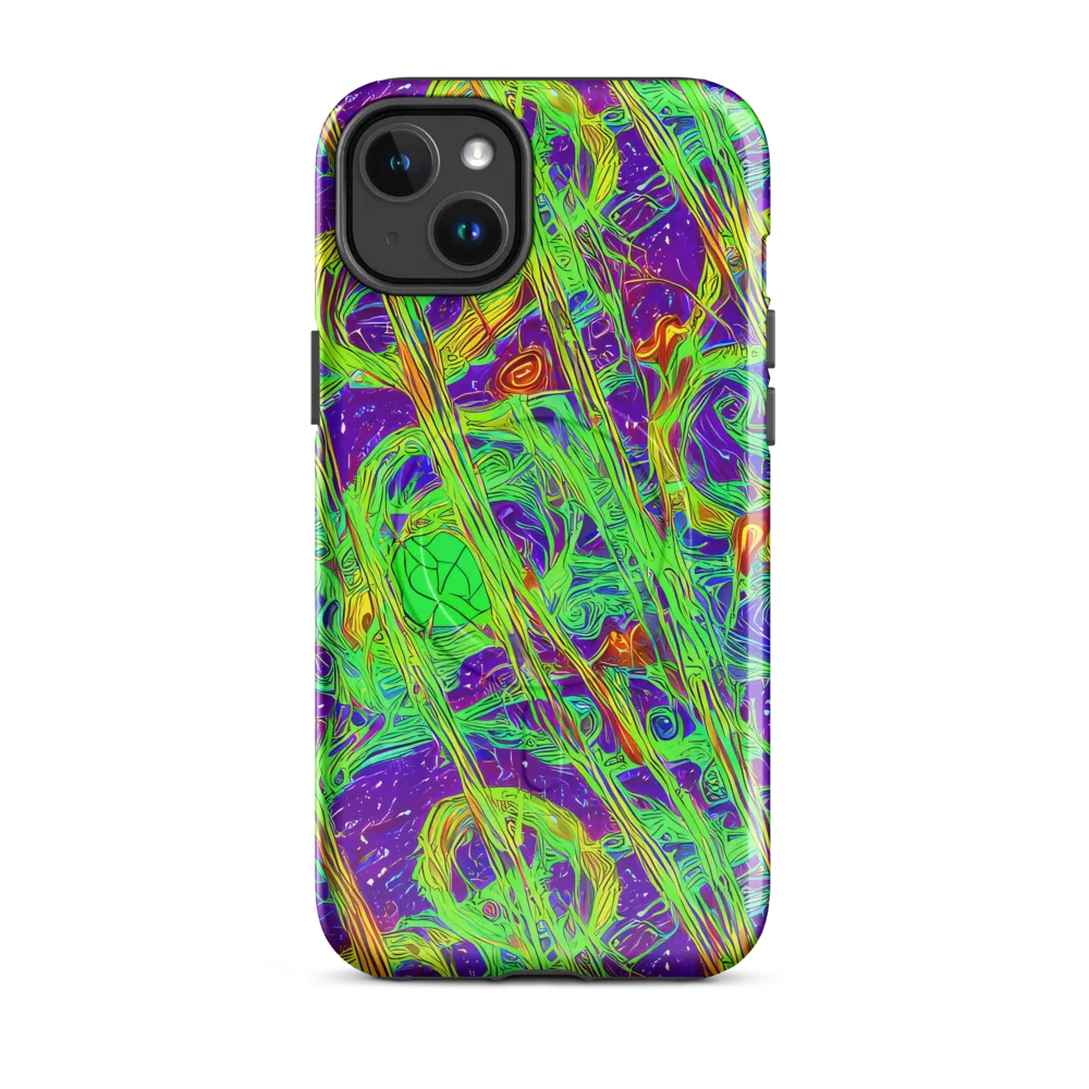 Wild Neon on MagSafe Tough Case for iPhone® — Front