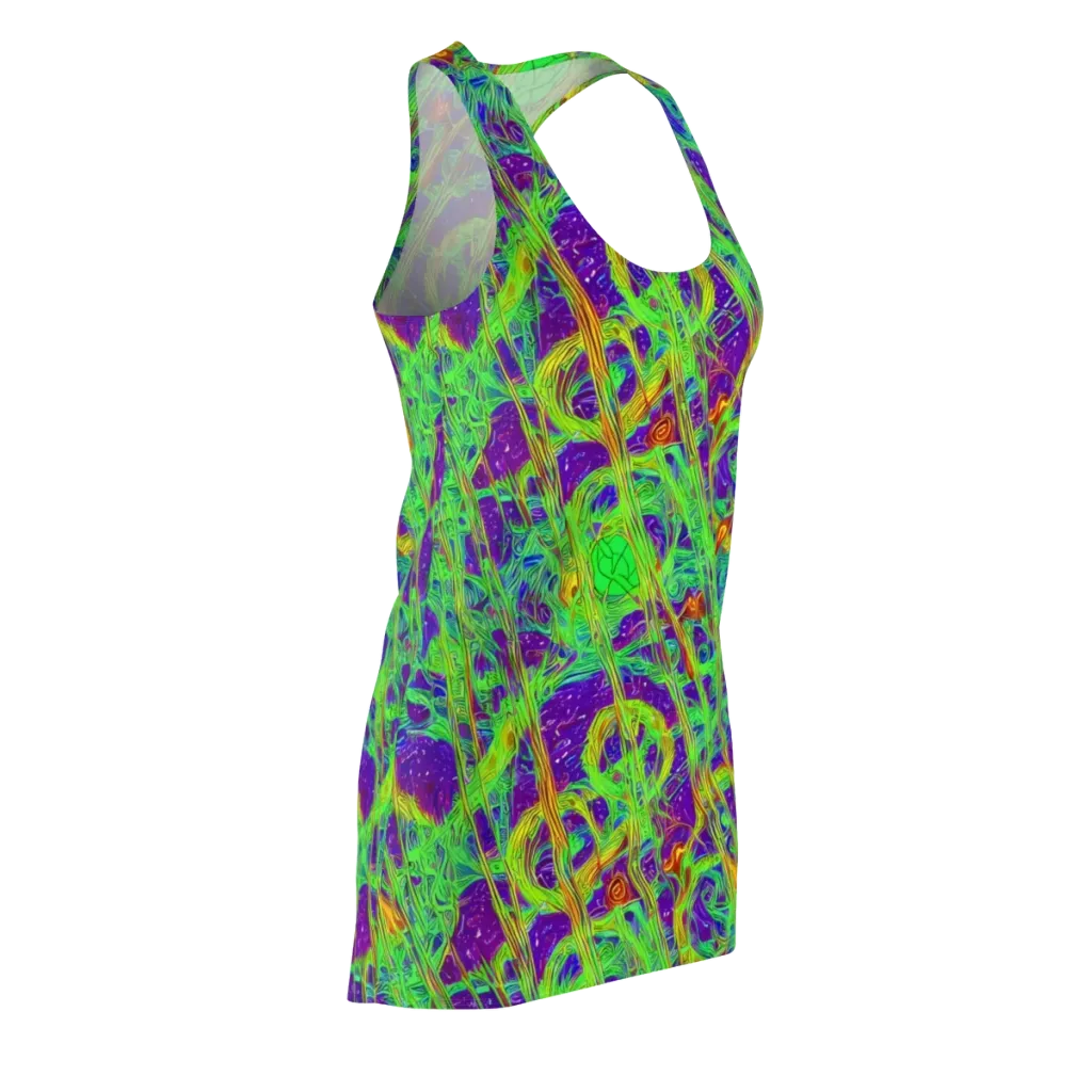 Wild Neon on Racerback Dress — Front Side