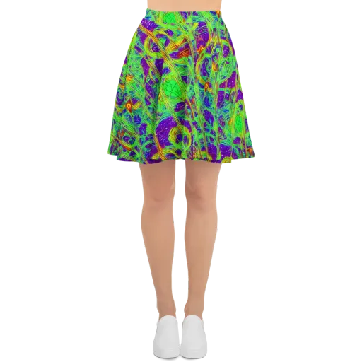 Wild Neon on a Skater Skirt