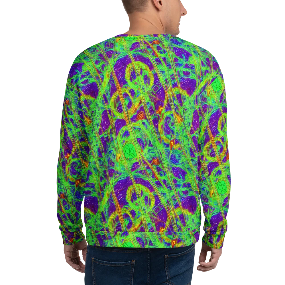Wild Neon on Sweatshirt — Back