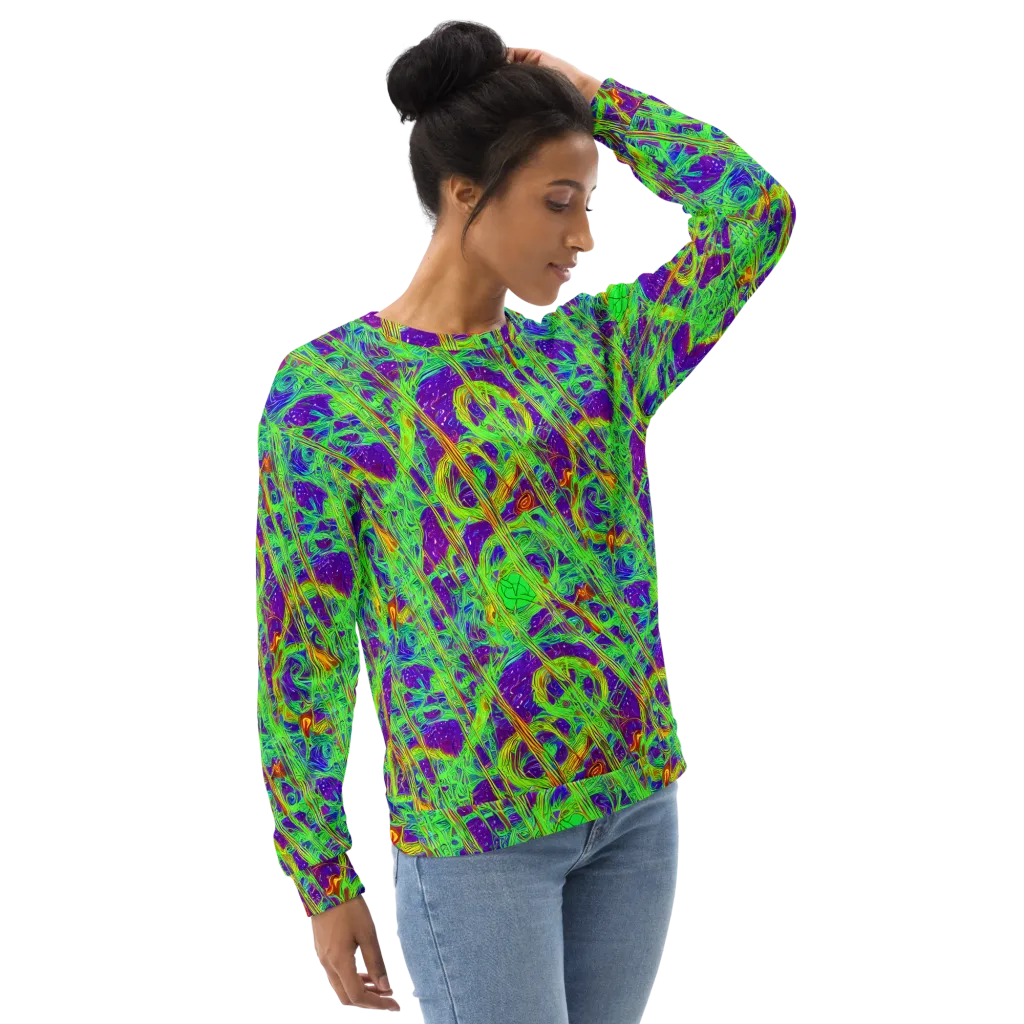 Wild Neon on Sweatshirt — Right Front
