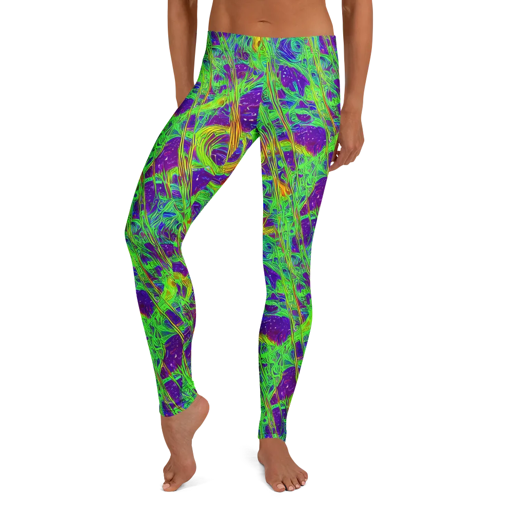 Wild Neon on Leggings — Front