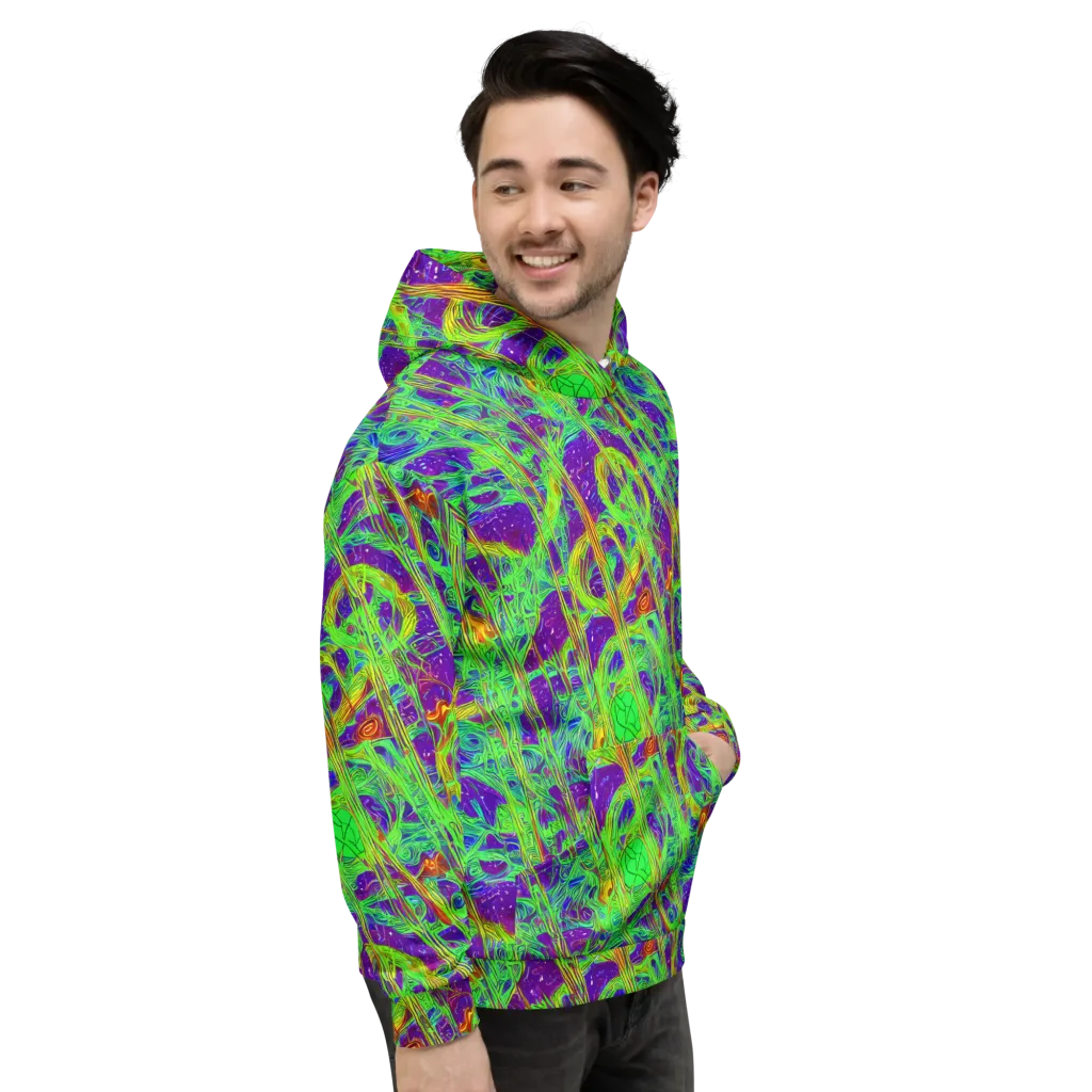 Wild Neon on Hoodie — Right