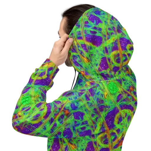 Wild Neon on a Hoodie