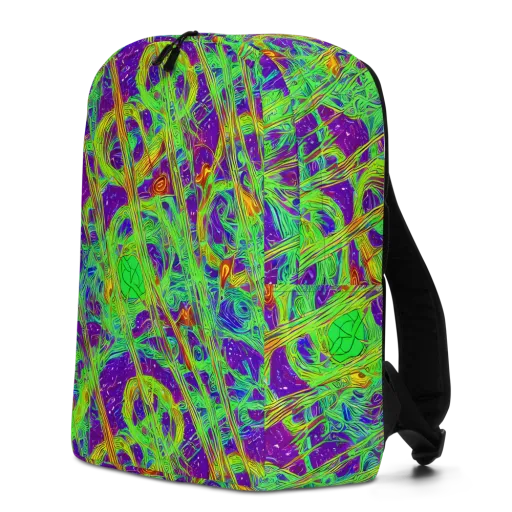 Wild Neon on a Minimalist Backpack