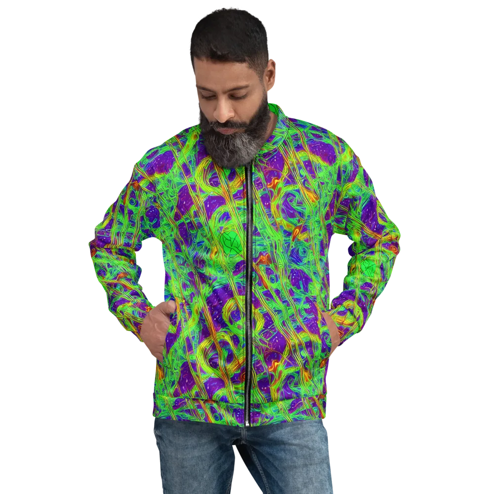Wild Neon on Bomber Jacket — Front