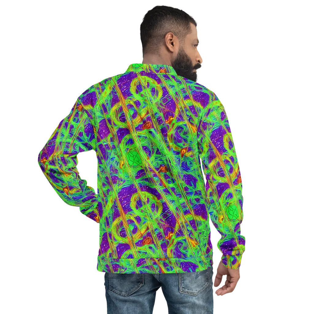 Wild Neon on Bomber Jacket — Back
