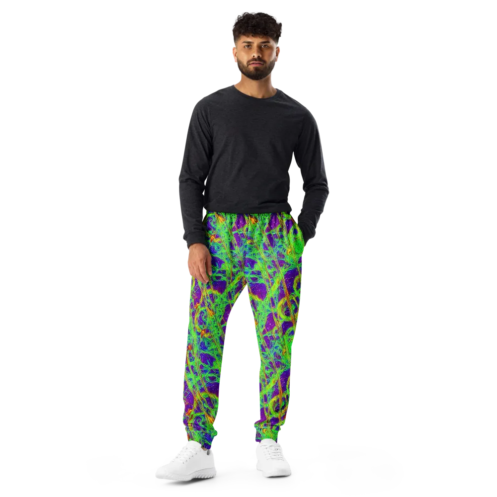 Wild Neon on Men's Joggers — Front