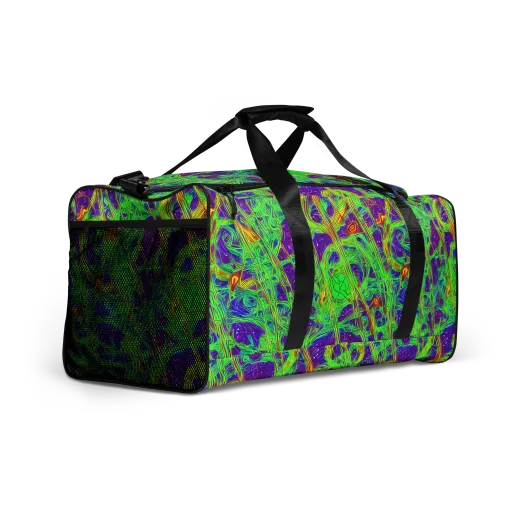 Wild Neon on a Duffle Bag