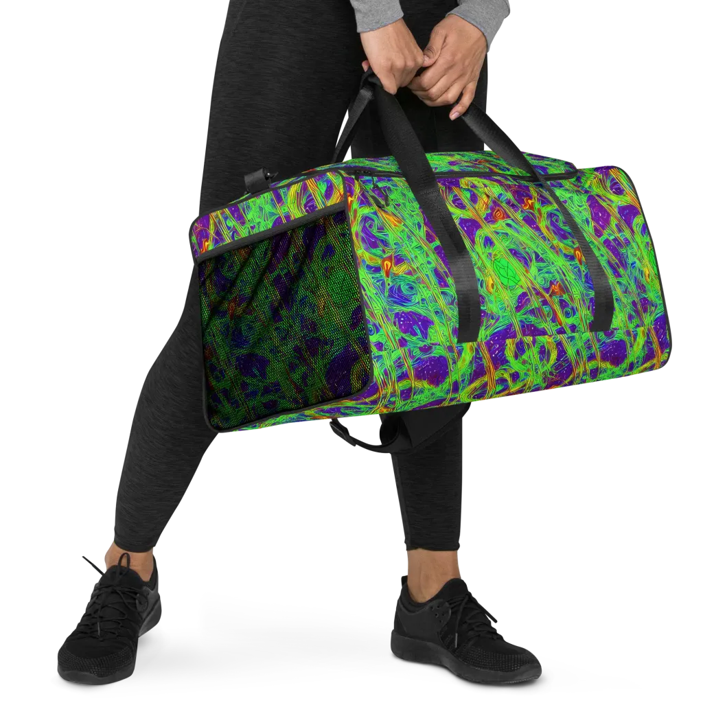 Wild Neon on Duffle Bag — Right Front