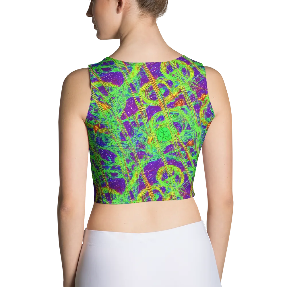 Wild Neon on Crop Top — Back