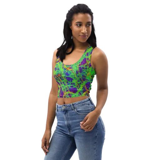 Wild Neon on a Crop Top