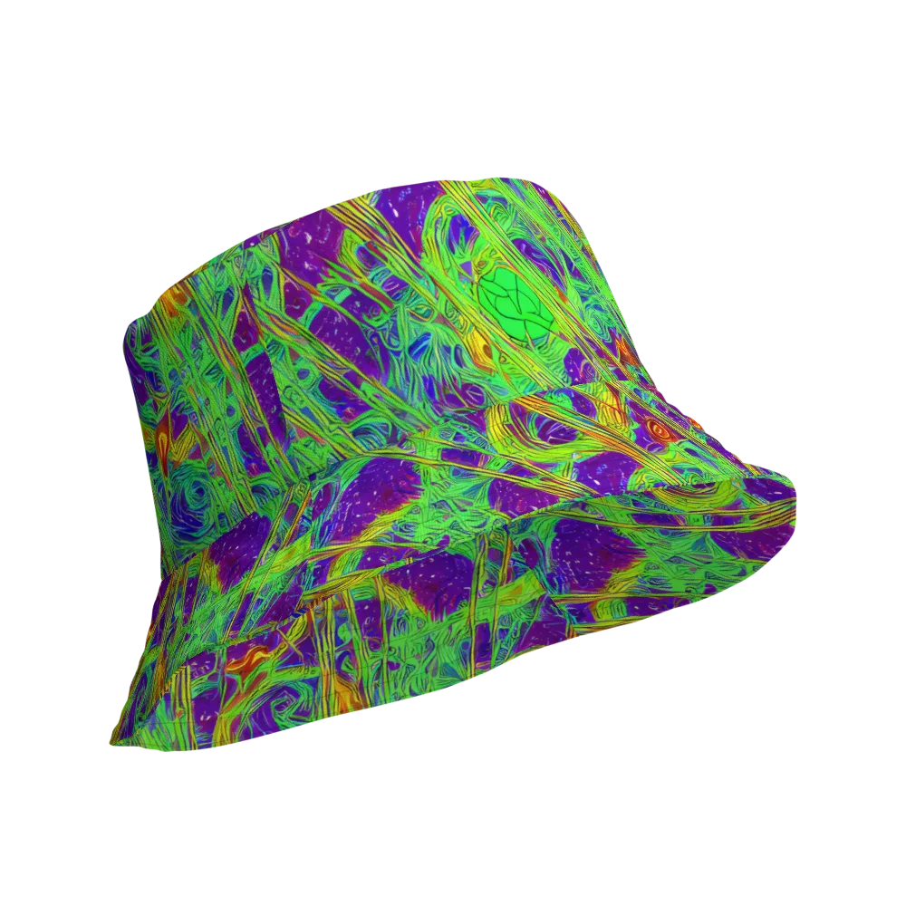 Wild Neon on Reversible Bucket Hat — Product details Outside