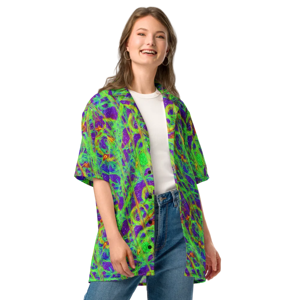 Wild Neon on Button Shirt — Front