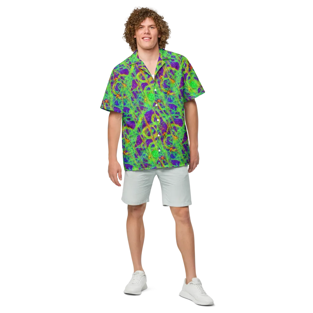 Wild Neon on Button Shirt — Front