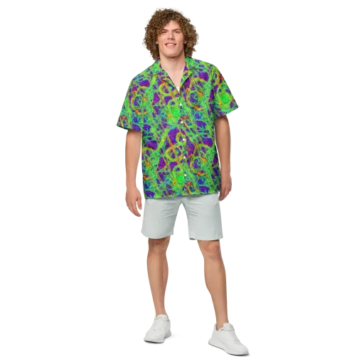 Wild Neon on a Button Shirt