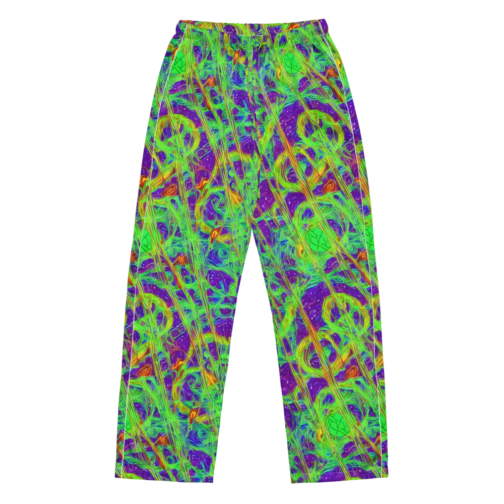 Wild Neon on Women's Pajama Pants — Front