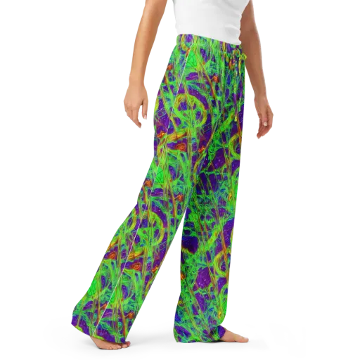Wild Neon on a Women's Pajama Pants
