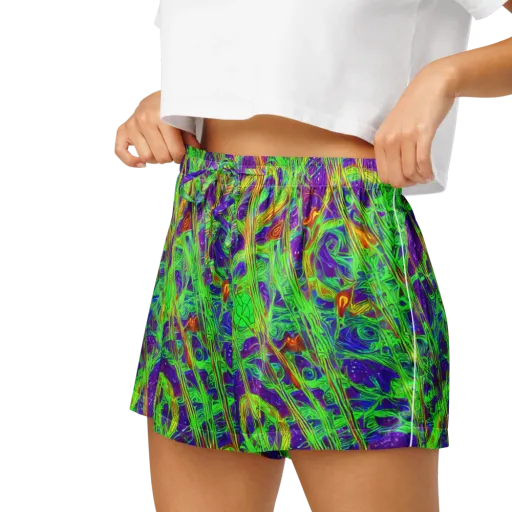 Wild Neon on a Women's Pajama Shorts