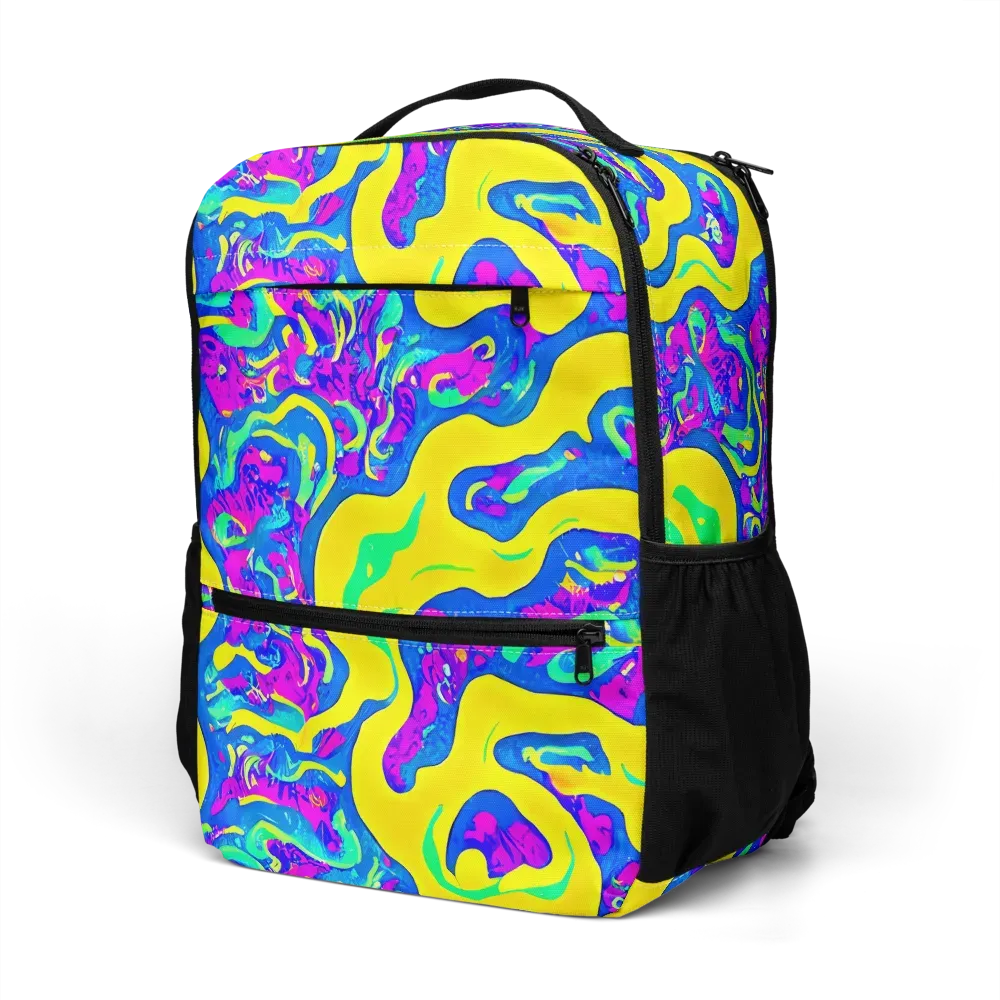 Fevered Flow on Utility Backpack — Left Front