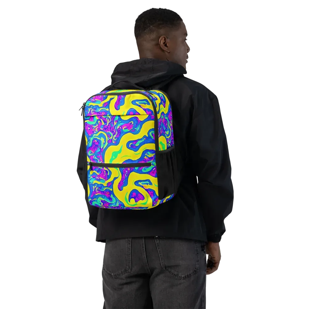 Fevered Flow on Utility Backpack — Back