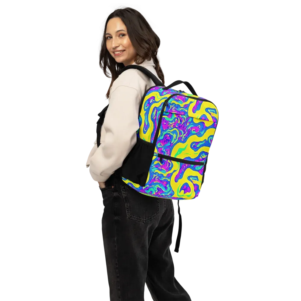 Fevered Flow on Utility Backpack — Back