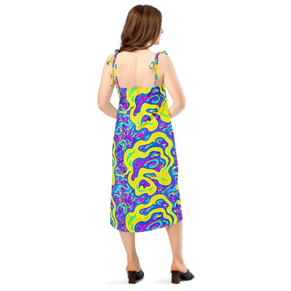 Fevered Flow on Slip Dress — Back