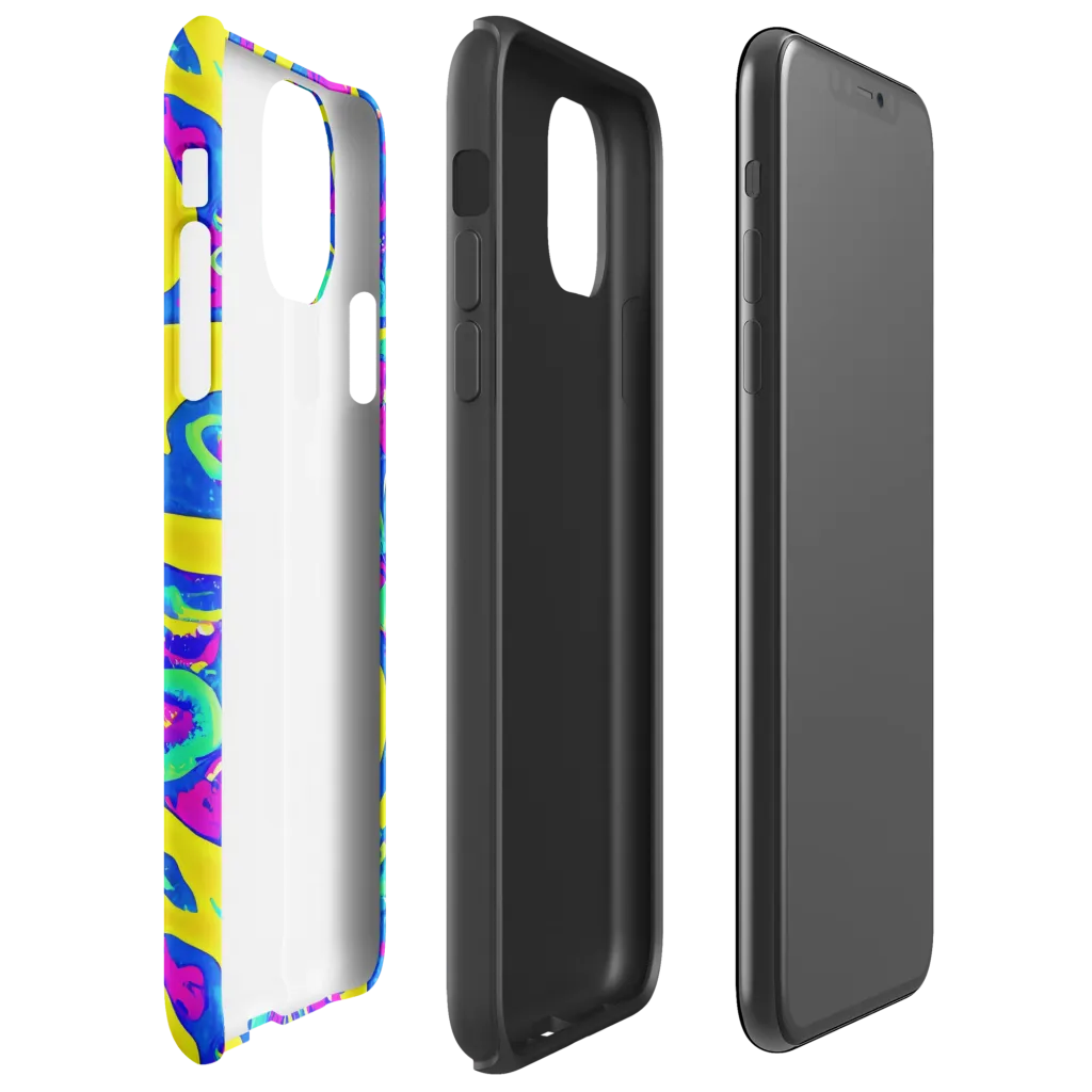 Fevered Flow on Tough Case for iPhone® — Right