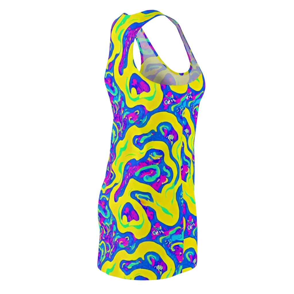 Fevered Flow on Racerback Dress — Back Side