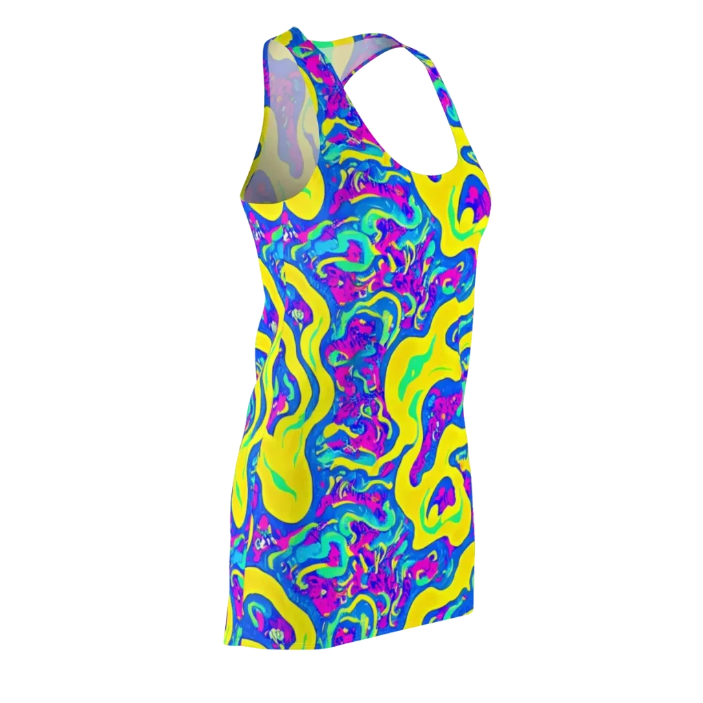 Fevered Flow on Racerback Dress — Front Side