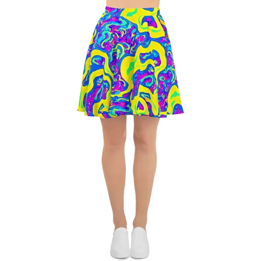 Fevered Flow on a Skater Skirt