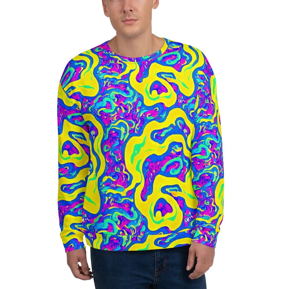 Fevered Flow on Sweatshirt — Front