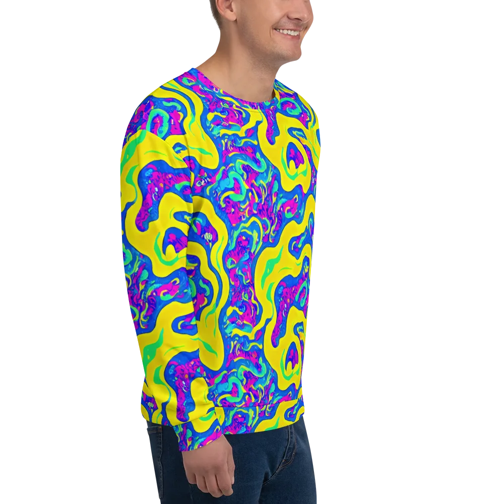 Fevered Flow on Sweatshirt — Right Front