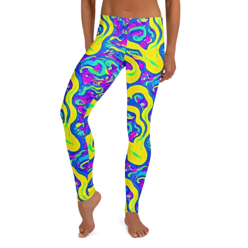 Fevered Flow on a Leggings