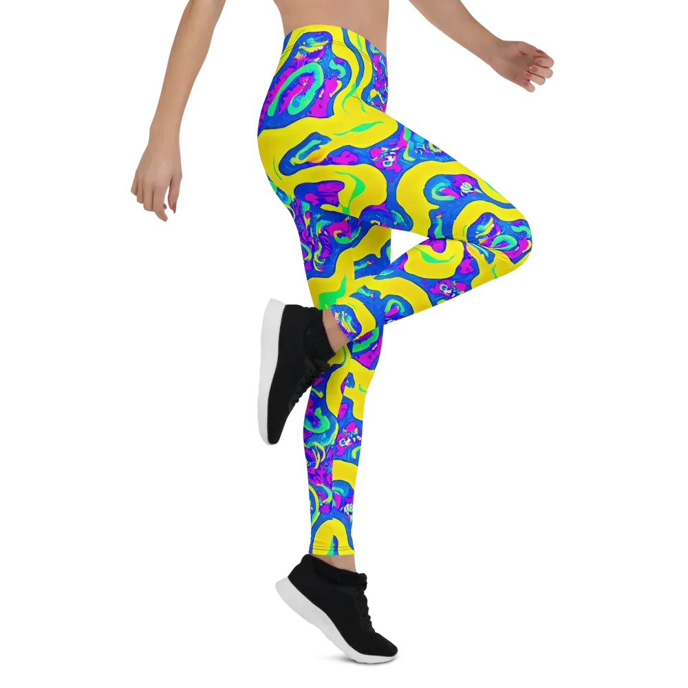 Fevered Flow on Leggings — Right