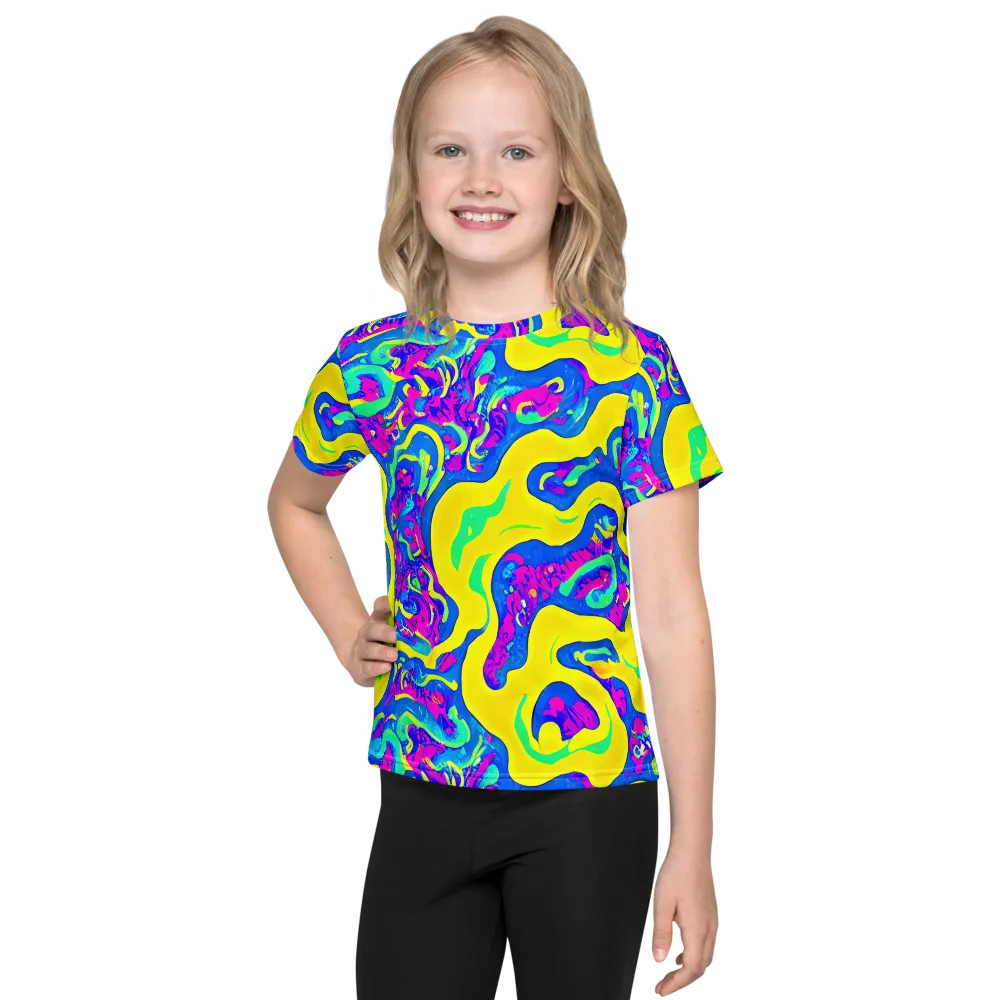 Fevered Flow on Kids Crew Neck T-Shirt — Front