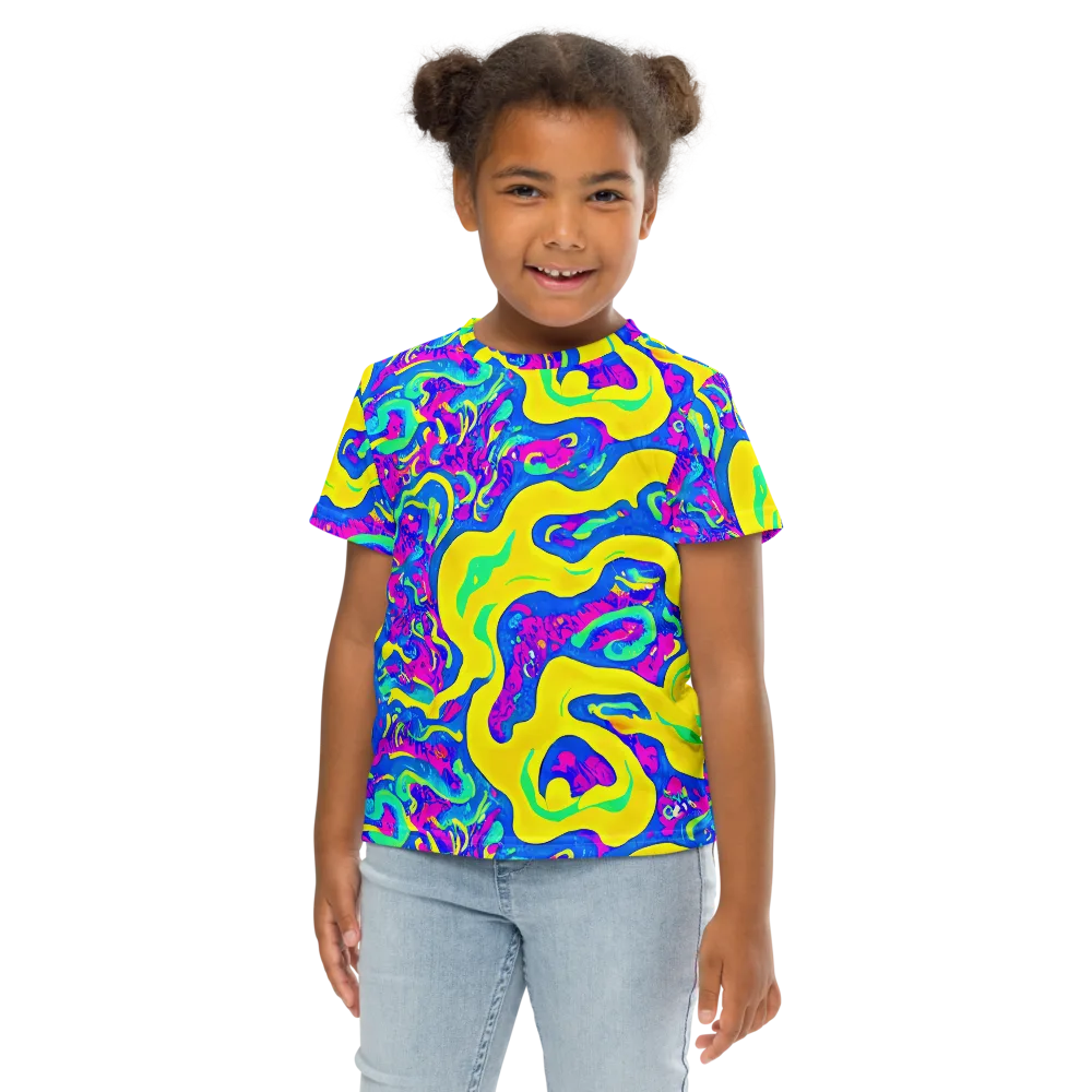 Fevered Flow on Kids Crew Neck T-Shirt — Front