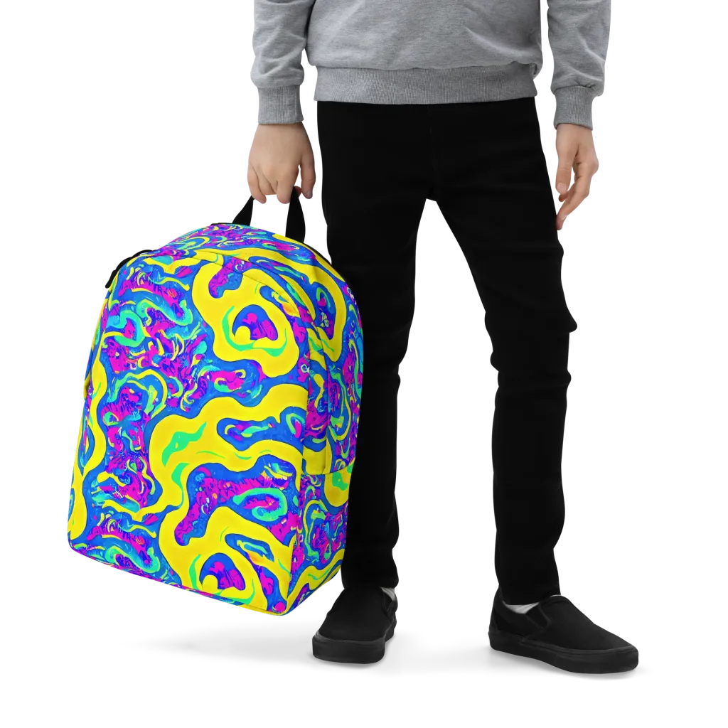 Fevered Flow on Minimalist Backpack — Zoomed-in
