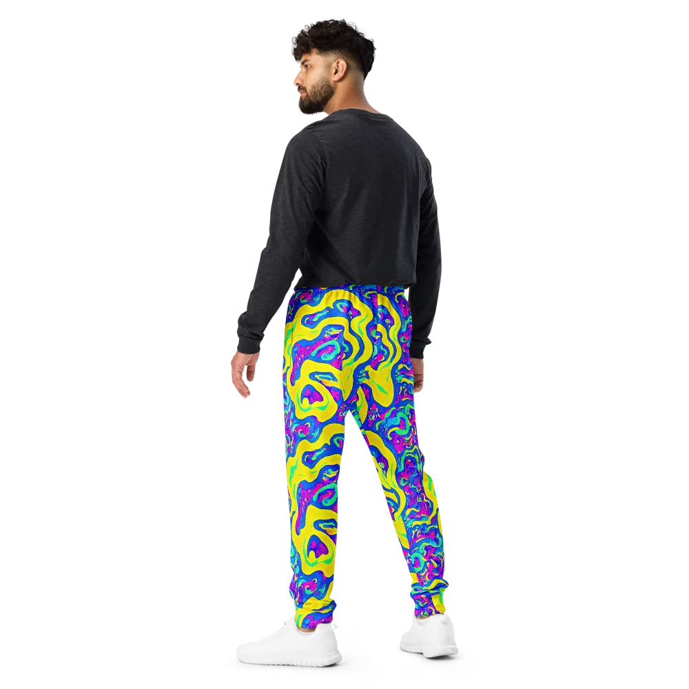 Fevered Flow on Men's Joggers — Back