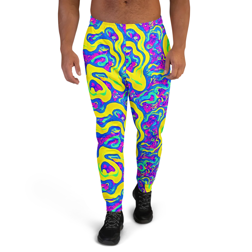 Fevered Flow on Men's Joggers — Front