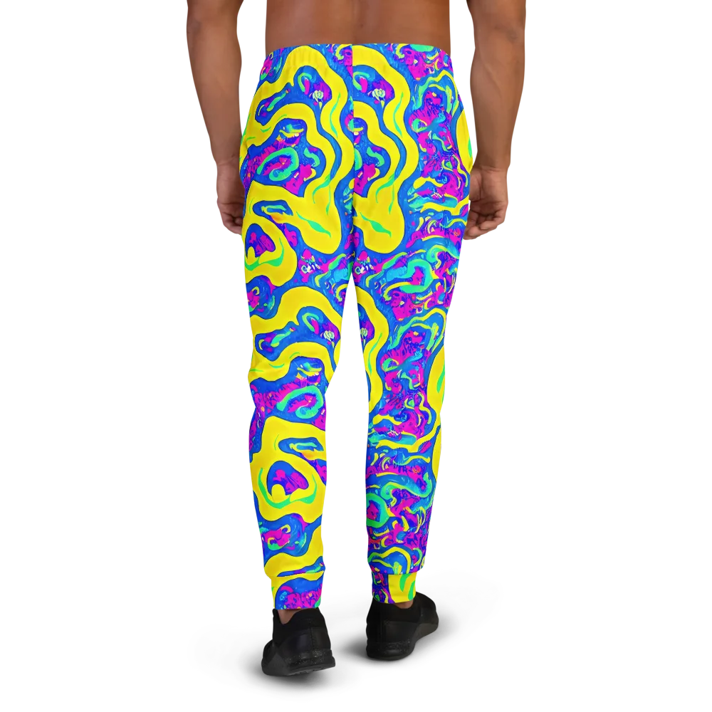 Fevered Flow on Men's Joggers — Back