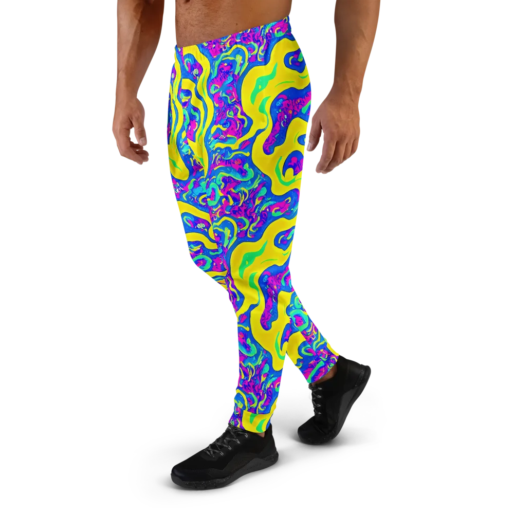 Fevered Flow on Men's Joggers — Left