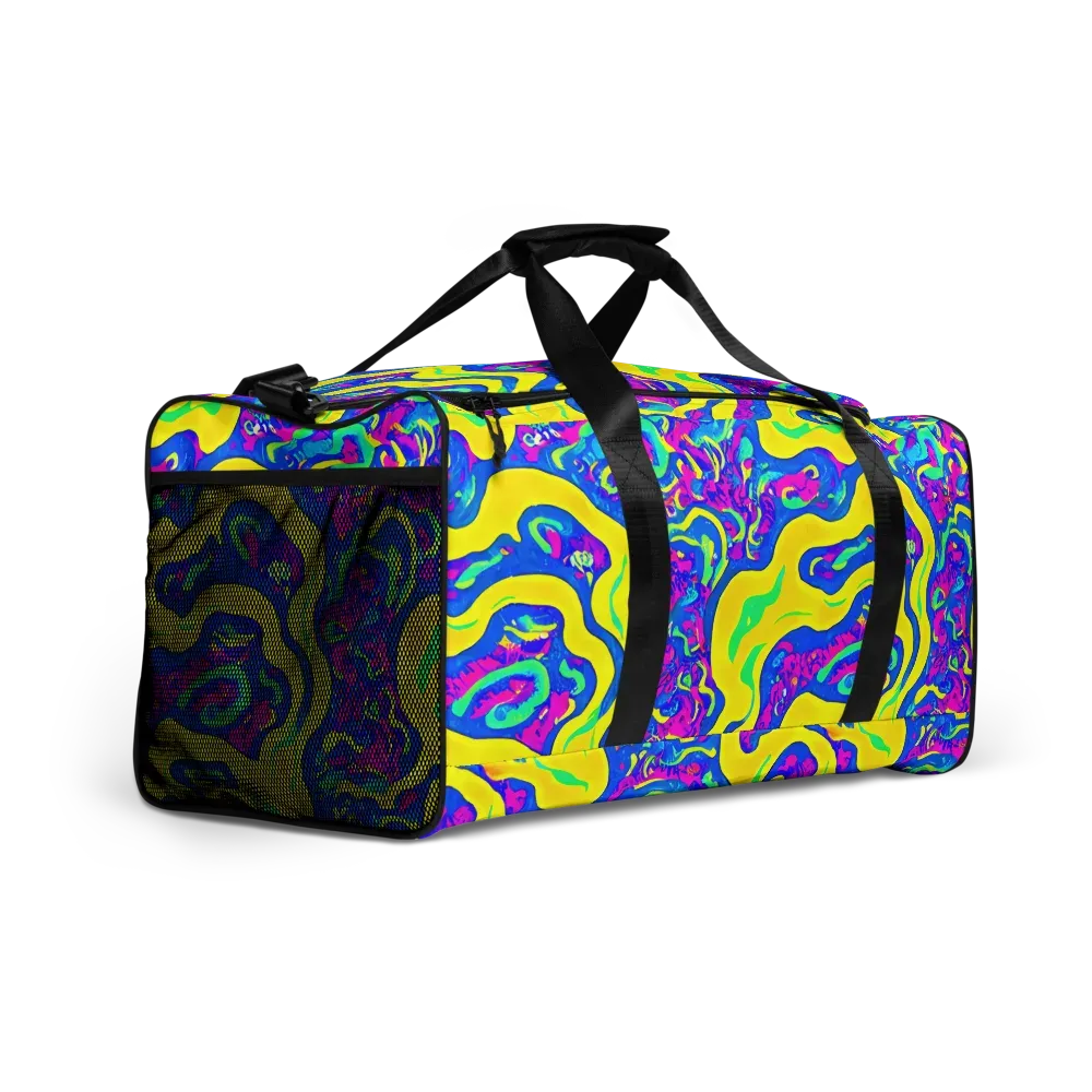 Fevered Flow on Duffle Bag — Right Front