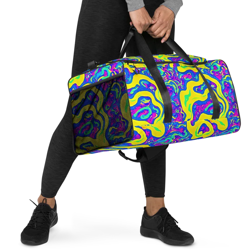 Fevered Flow on Duffle Bag — Right Front