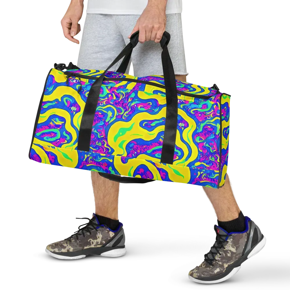 Fevered Flow on Duffle Bag — Front