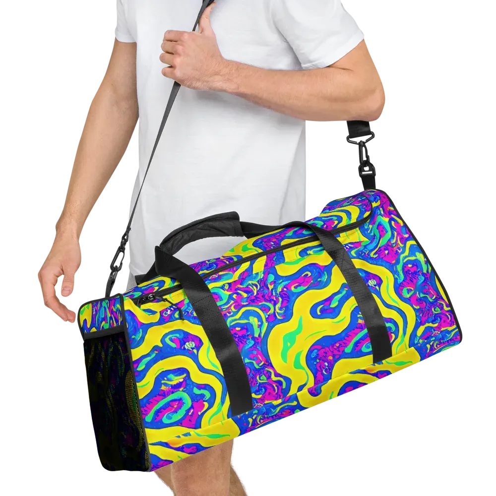 Fevered Flow on Duffle Bag — Right Front